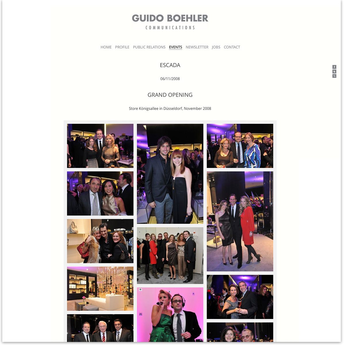 Guido Boehler Communications Website