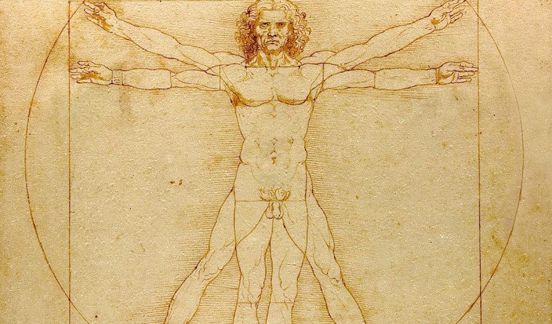 Vitruvianischer Mensch von Leonardo